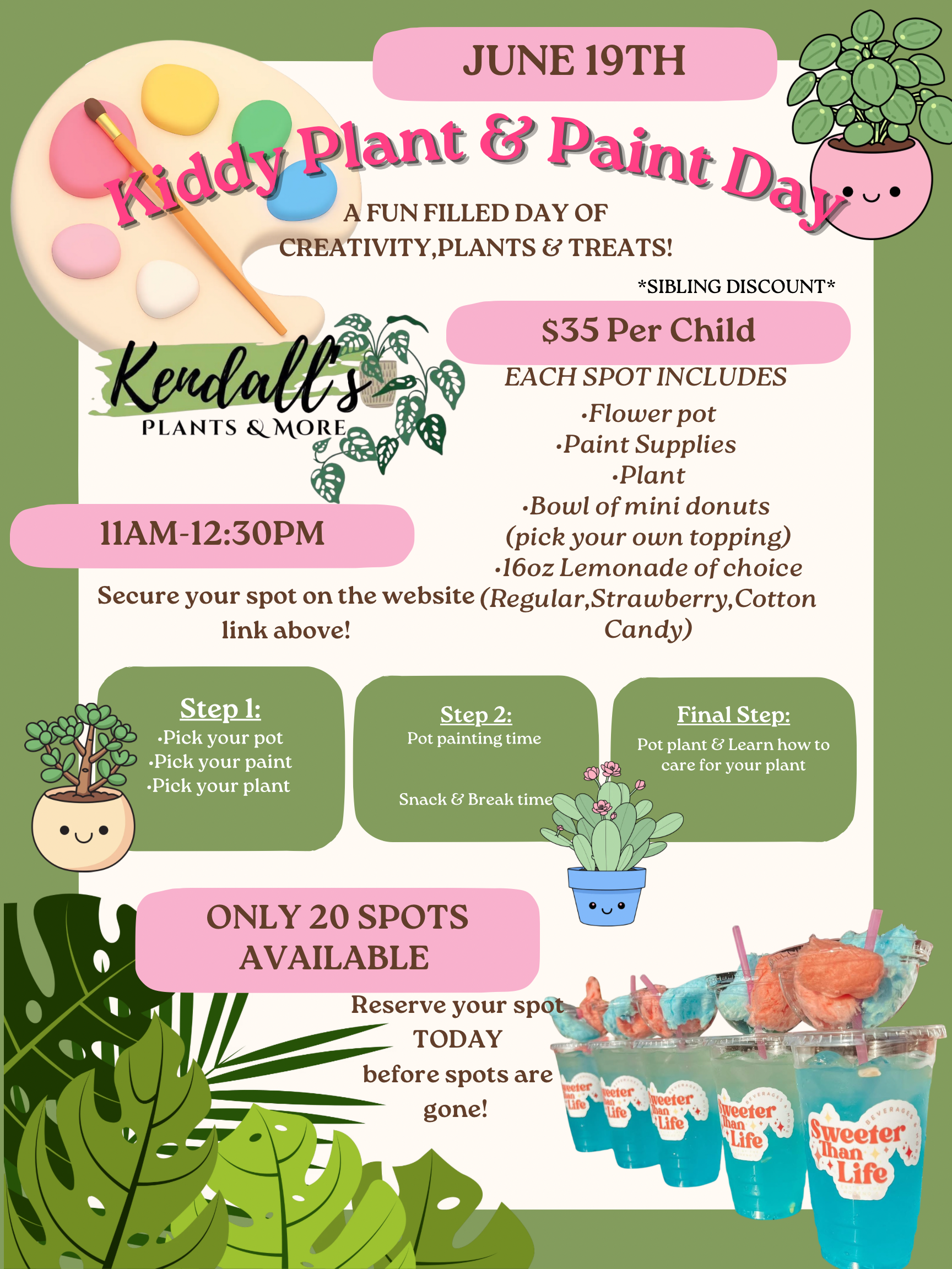 Kiddy paint & sip
